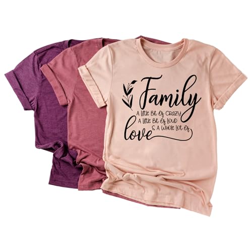 Family A Little Bit Of Crazy A Little Bit Of Loud Shirt, Family Shirt, Family Reunion Shirt, Family Love Tee, Family Gift, Family Together