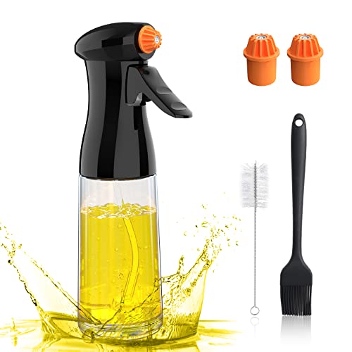 Simpeak 200ml Oil Spray Bottle Dispenser, Olive...