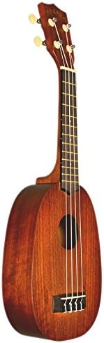 Kala MK-P Makala Pineapple Soprano Ukulele Bundle with Gig Bag, Clip-On Tuner, Austin Bazaar Instructional DVD, and Polishing Cloth