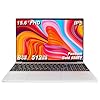 Computadoras portátiles de 15.6 pulgadas con procesador dorado 6500Y (hasta 3.4 GHz) 8 GB de RAM 512 GB SSD 1080P FHD IPS pantalla computadora con reconocimiento de huellas dactilares, tipo C, WiFi5