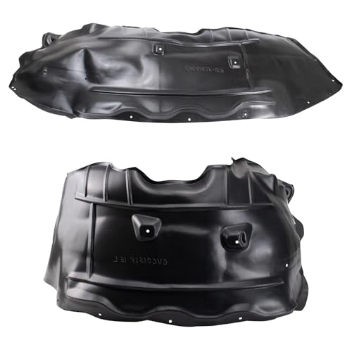 Image of TRQ Front Driver & Passenger Side Inner Fender Liner Set Compatible with 2017-2022 Chevrolet Colorado WT LT Z71 2015-2022 GMC Canyon 2017-2020 Colorado Base Model