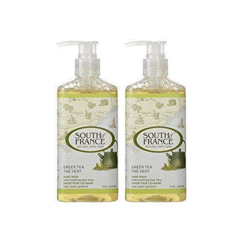 South Of France Liquid Hand Soap Green Tea 8 Oz (Pack of 2)