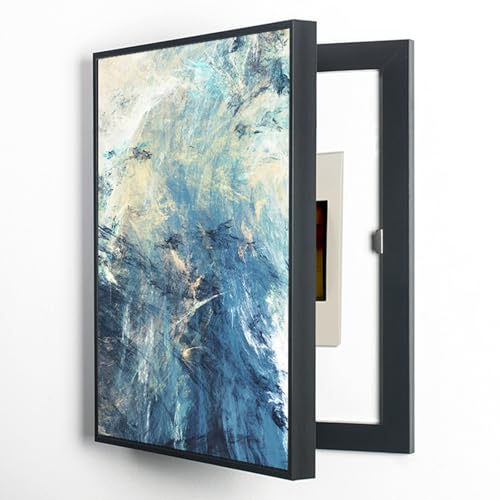 Cache-compteur électrique 55x65 cm pour masquer boîte à fusibles murale