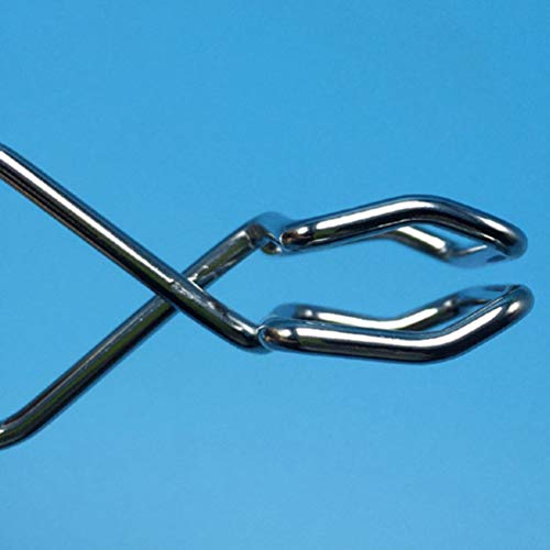 Scicalife Practical Durable Scientific Self- Closing Iron Spring Test Tube Clamp Lab Accessory For Laboratory Home (2Pcs Silver) #TOP3