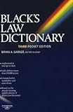 Black's Law Dictionary (Pocket), 3rd Edition