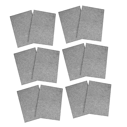 YARNOW 12Pcs paneles acústicos para insonorización con alta densidad y absorción de sonido, fáciles de instalar, aislamiento flexible para grabación, teatros en casa y oficinas miniatura 1