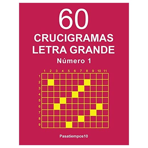 60 Crucigramas Letra Grande - N. 1: Volume 1
