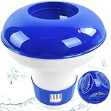 Pool Dosierschwimmer, Pool Chlor Schwimmer, 5 Inch Pool Chlor Dosierer Chlor Dosierschwimmer, Chlordosierer für Pools, Dosierschwimmers, für Pools, Wasserpark, Spa, Whirlpools
