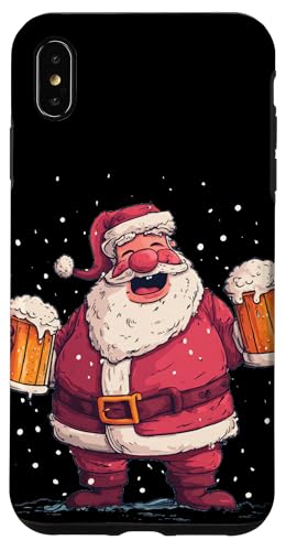 �K���Ȑ������T���^�N���[�X�ƃr�[���B �X�}�z�P�[�X iPhone XS Max �p