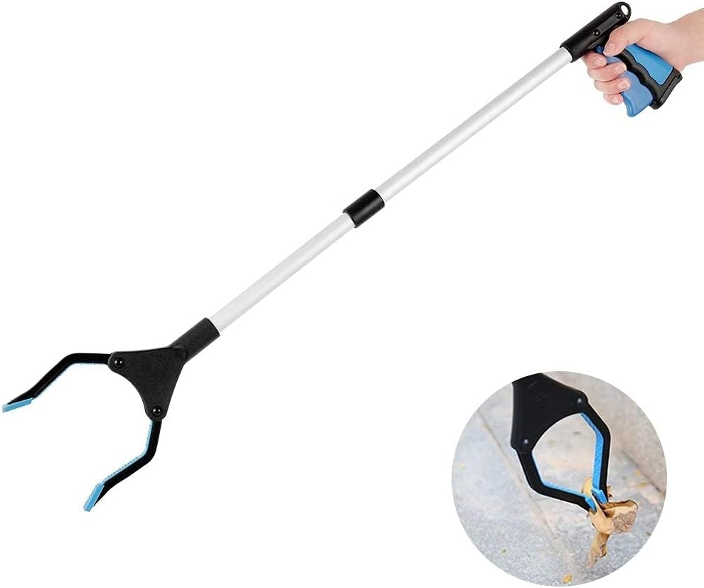 Foldable Trash Picker Extra Long Grabber Reacher Reaching Assist Tool Collapsible Trash Handy Mobility Daily Living Aids Litter Pick Up Garden Picker 21319