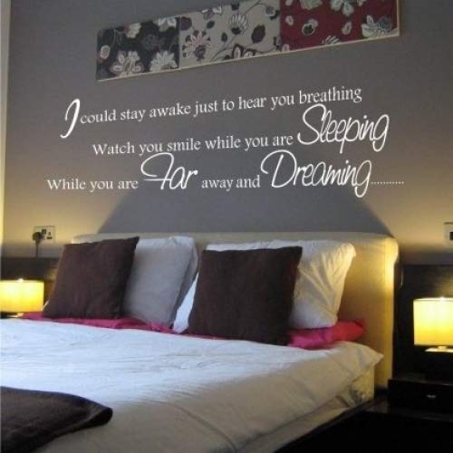 Sticker Bay Aerosmith Lyrics Wall Sticker Quote Song Art - Black by Sticker Bay