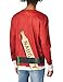 Faux Real Men's 3D Photo-Realistic Ugly Christmas Sweater Long Sleeve T-Shirt, Bad Santa, XX-Large