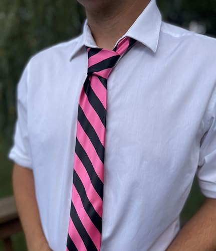 Image of tiemart Men's Striped Tie Standard Length