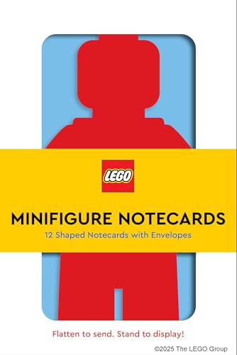 Image of LEGO Minifigure Notecards: 12 Shaped Notecards with Envelopes