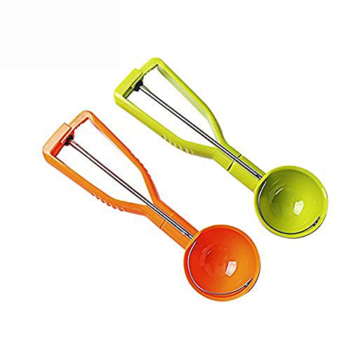 Ice Cream Scoop Semi-Automatic Cookie Scooper Trigger Cake Fruit Melon Spoon (Random)
