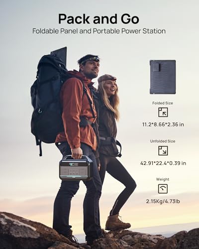 Image of DARANENER Generator,LiFePO4 Portable Power Station,Solar Generator With AC and DC Outputs For Camping & Spring Outdoor