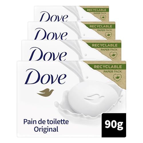 Dove Jabón sólido original hidratante 4 x 90 g