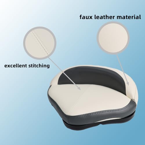 image for AmarinePlay Pro Casting Deck Seat,Boat Casting-Seat for Fishing Jon Ba