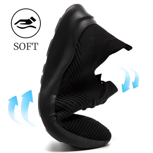 Men Running Shoes Tennis Slip on Casual Walking Gym Sneakers Athletic Lightweight4