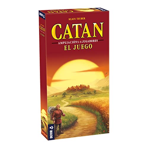 Devir - Catan ampliación para 5 y 6 Jugadores del juego base, Juego de Mesa, Juego de Mesa con Amigos, Juego de Mesa 10 años (BGCATAN56)