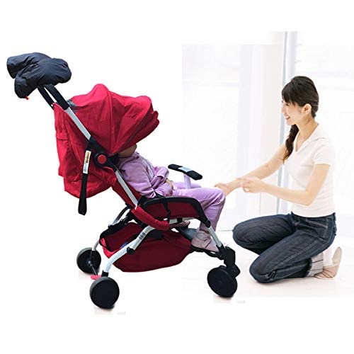 Baby Stroller Pram Hand Muff Waterproof Carriage Essential Accessory Infant Cart Strollers Winter Cover BB3038 : Black