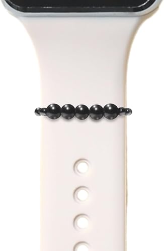 Correa de reloj inteligente con dije de decoración brillante para Apple iWatch Galaxy Watch Oculus Shungite EMF protección