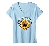 Photo Gallery donna barbers point hawaii usa girasole design maglietta con collo a v Photo Gallery donna barbers point hawaii usa girasole design maglietta con collo a v