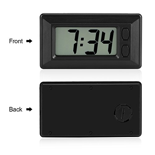 LCD Digital Table Car Dashboard Desk Electronic Clock Date Time Calendar Display