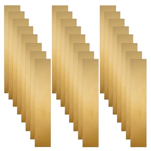 Brass Shim Stock Assortment (24 Pieces)