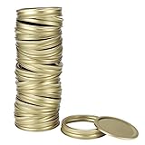 HEEPDD Glasdeckel, Geteilte Deckel aus Edelstahl, 20 Stück, 86 Mm, Silber...