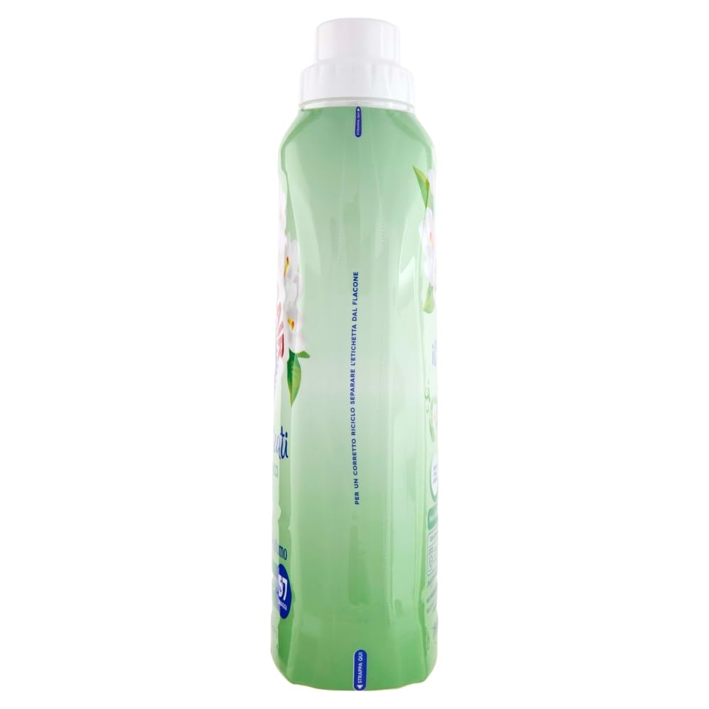 Italian Gourmet Bundle Konzentrierter Weichspüler Weißer Moschus 8x 1140ml + Italian Gourmet Polpa Gratis – 57 Waschladungen pro Flasche laut Verpackung, 456 Waschladungen, Vorrat 9,12L
