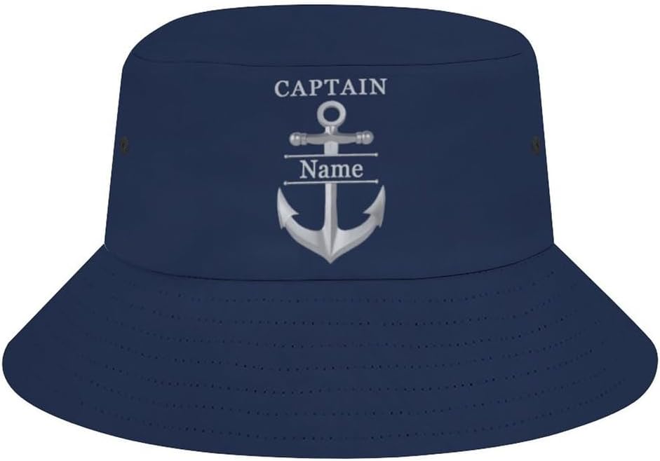Personalized Boat Name Captain Compass Hat Nautical Baseball Navigation Cap Customize Captain Ship Anchor Baseball Hat