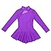 inhzoy Maillot de Patinaje Artístico para Niña Manga Larga Vestido de Ballet...