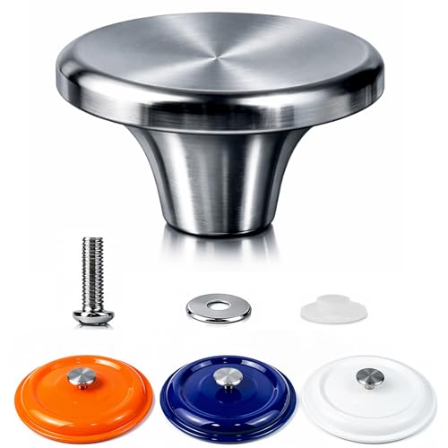 HUASAI Stainless Steel Replacement Handle compatible with Le Creuset Aldi Lodge and other Enameled Cast-Iron Dutch Oven