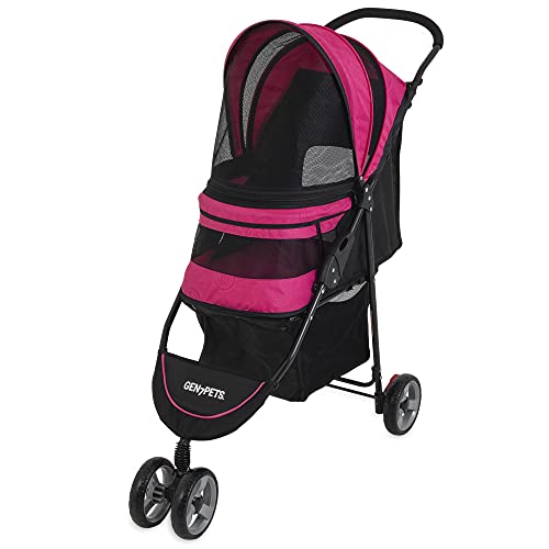Gen7Pets Regal Plus Dog Stroller - Raspberry Sorbet Pet Stroller Pink 1 Count
