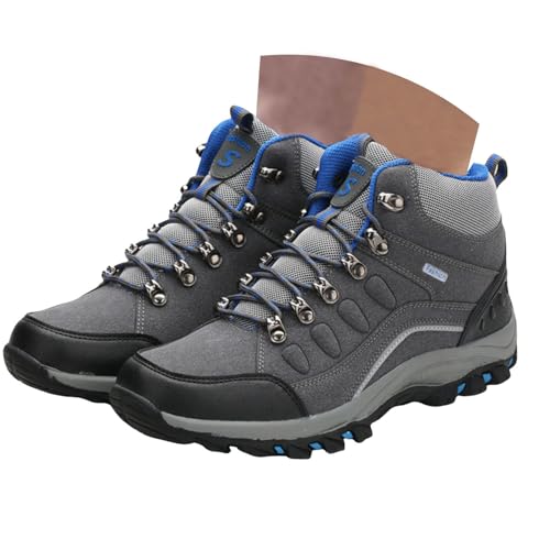 Botas de Invierno para Mujer Hombre, Botas de Senderismo Impermeables y Aislantes, Calzado Outdoor con Suela Antideslizante y Soporte Plantar C贸modo, Ideal para Excursiones y Actividades Al Aire Libre