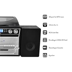 Soundmaster MCD5550SW Dab+ Bluetooth Double Cassette CD Platine Vinyle Encodage USB Tourne-Disque - Les Beatles, Paul McCartney, John Lennon, RIngo Starr, George Harrison Soundmaster MCD5550SW Dab+ Bluetooth Double Cassette CD Platine Vinyle Encodage USB Tourne-Disque – Image 4
