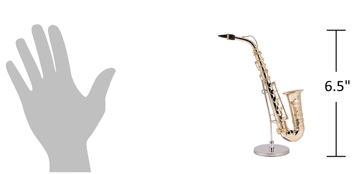 Amazon.com: Broadway Gifts Gold Saxophone Mini Figurine – 6.5