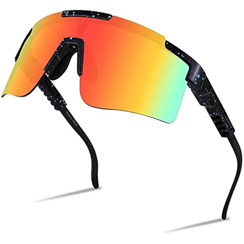 FEISEDY Cycling Sports Sunglasses Wraparound Adjustable Legs Visor for Men Women Outdoor Shield B2837 Cover