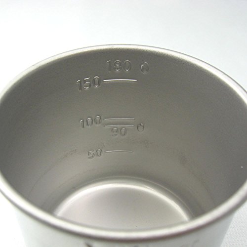 Vaso medidor de acero inoxidable 18-8 1 taza miniatura 2