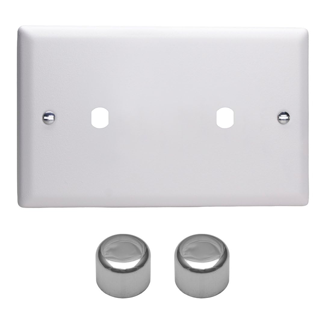 Varilight Chalk White Wyd2.cw Matrix Faceplate Kit, Urban 2-Gang