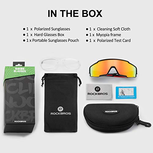 Rockbros Polarized Sunglasses For Men Women Cycling Glasses Sports Driving Bike Fishing Running Sunglasses Tac Uv400 #TOP5
