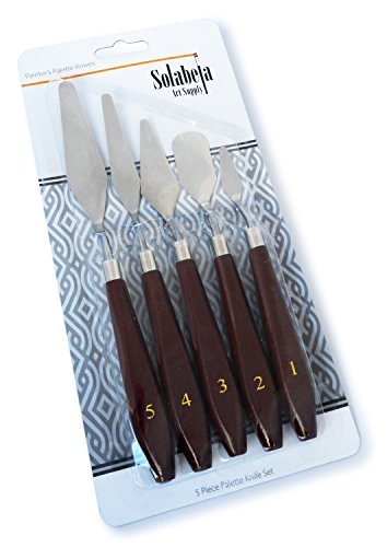 Culina 70401 Solabela Painter's Palette Knives and Spatulas Set