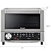 Panasonic FlashXpress Toaster Oven Countertop, Compact 4 Slice Toaster Oven w/Double Infrared Heating, PFAS-free, 6 Auto Cook Options & Precise Temperature Control, 1300W - NB-G200P (Stainless Steel)