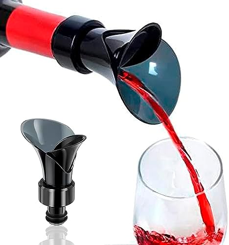 Decantador Aireador y Tapón de Vino Antigoteo. Dispensador Oxigenador de Vino con Cierre. Accesorio de Cocina y Vinoteca para Servir los Vinos con la Botella. Escanciador de Sidra Manual. (Negro) Decantador Aireador y Tapón de Vino Antigoteo. Dispensador Oxigenador de Vino con Cierre. Accesorio de Cocina y Vinoteca para Servir los Vinos con la Botella. Escanciador de Sidra Manual. (Negro)