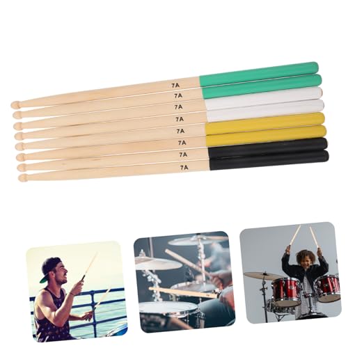 Baquetas de Madera Maple 4 pares Práctica Antideslizante miniatura 3