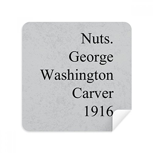 Chiffon George Washington Carver pour lunettes et écran de téléphone en suède 2pcs