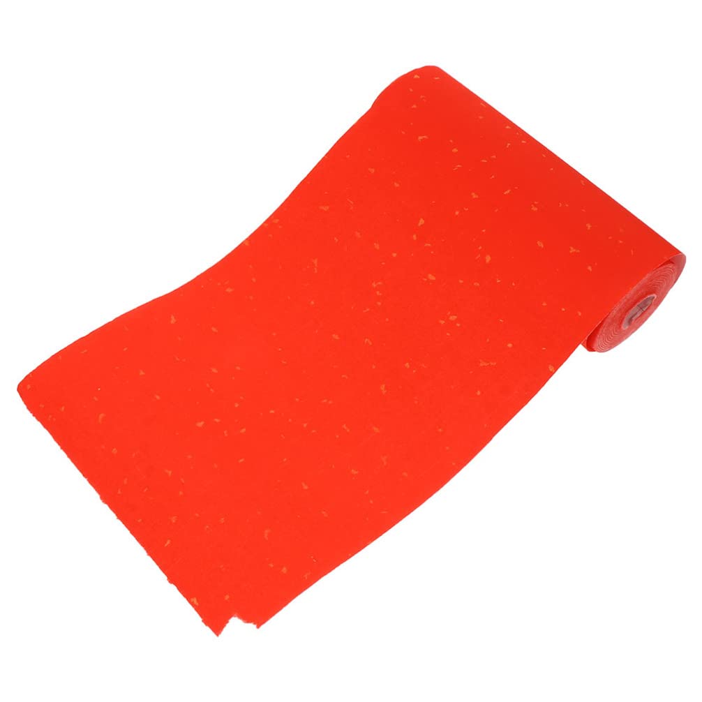 couplets Set， Chinese New Year Decoration,1 Roll Spring Couplet Paper Couplets Chunlian Red Duilian Cut