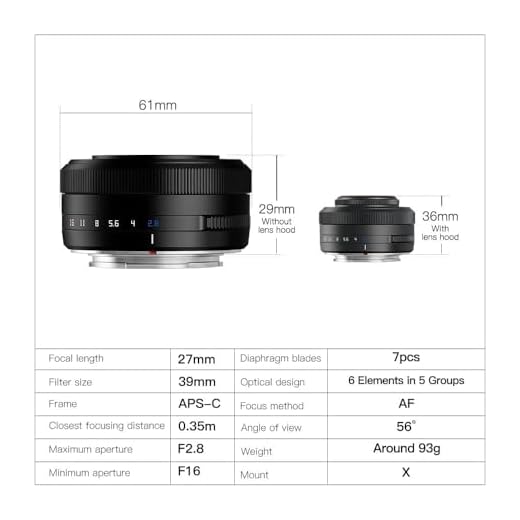 TTArtisan AF 27mm f/2.8 Pancake Lens