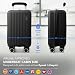 LUGG 40cm Vacay Suitcase, ABS Hard Shell Cabin Luggage with Aluminium Trolley Handle, 360° Spinner Wheels, Water-Resistant & Durable, Ryanair Underseat Compatible Travel Bag (40x30x20cm)